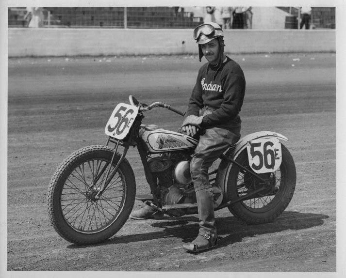 indianmotocycle's tweet photo. The look of a seasoned racer ready to rip around the track. #TBT http://t.co/YxBMomGK9U