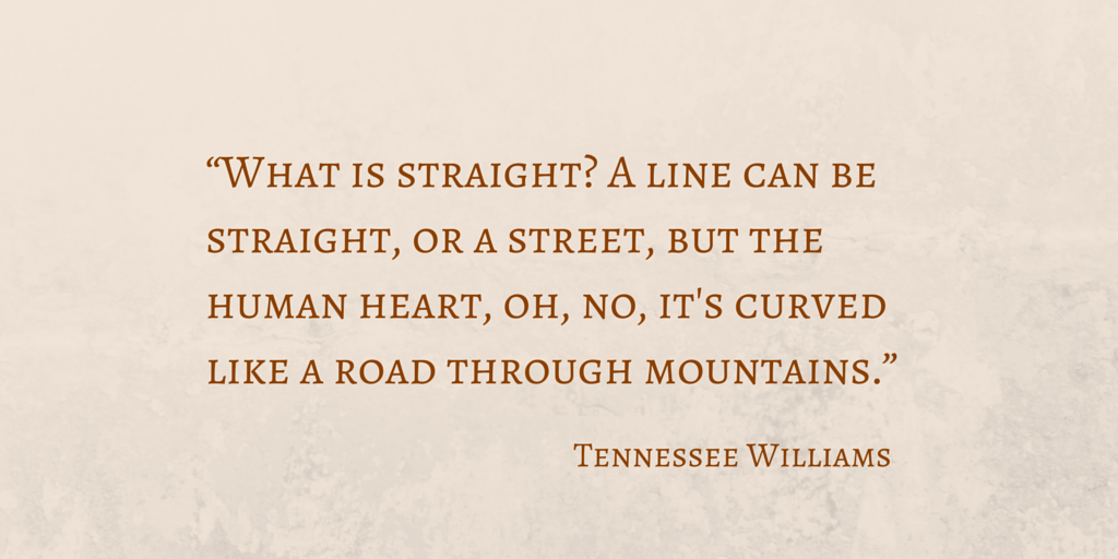 LGBTPlusProud's tweet photo. “What is straight?..." - Tennessee Williams http://t.co/dliqWGwObH