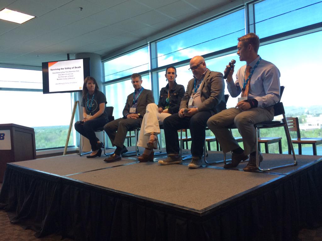 developidaho's tweet photo. RT @holliwoodings: "surviving the valley of death"! @wevorce @SlideKlowd @StartupGrindBoi Lean Law and RAD. #DEVID15 http://t.co/wyTNh60yfT