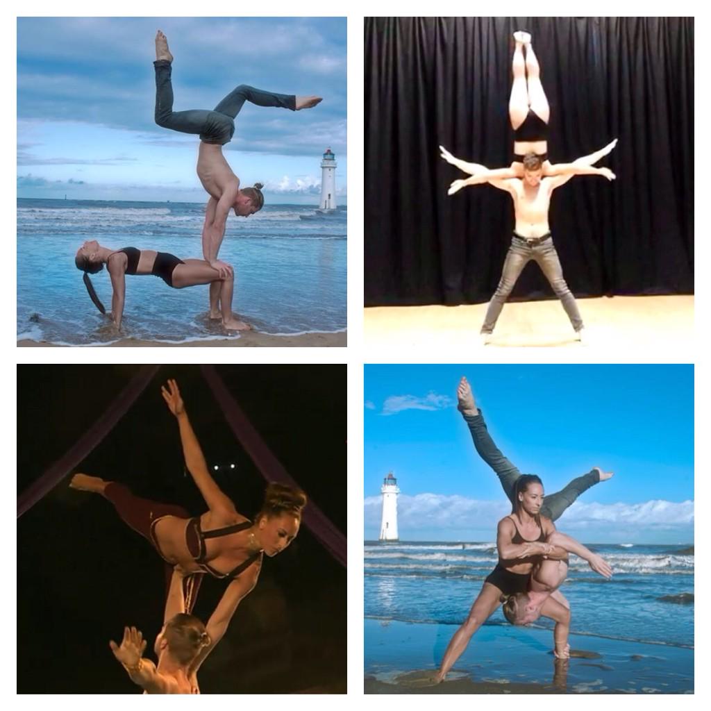Some images of our acrobalance act, available for bookings! #acro #acrobalance #liverpool #entertainment #acrobats
