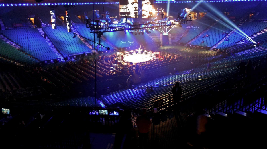take2twoagency's tweet photo. Here's the view of the Mayweather-Pacquaio fight $16,100 will buy you! http://t.co/x8WpCmhXbR