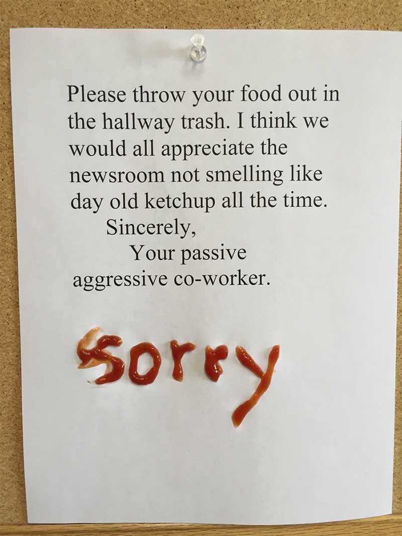 MensHumor's tweet photo. Passive aggressive at its finest! http://t.co/yvMe7YTref