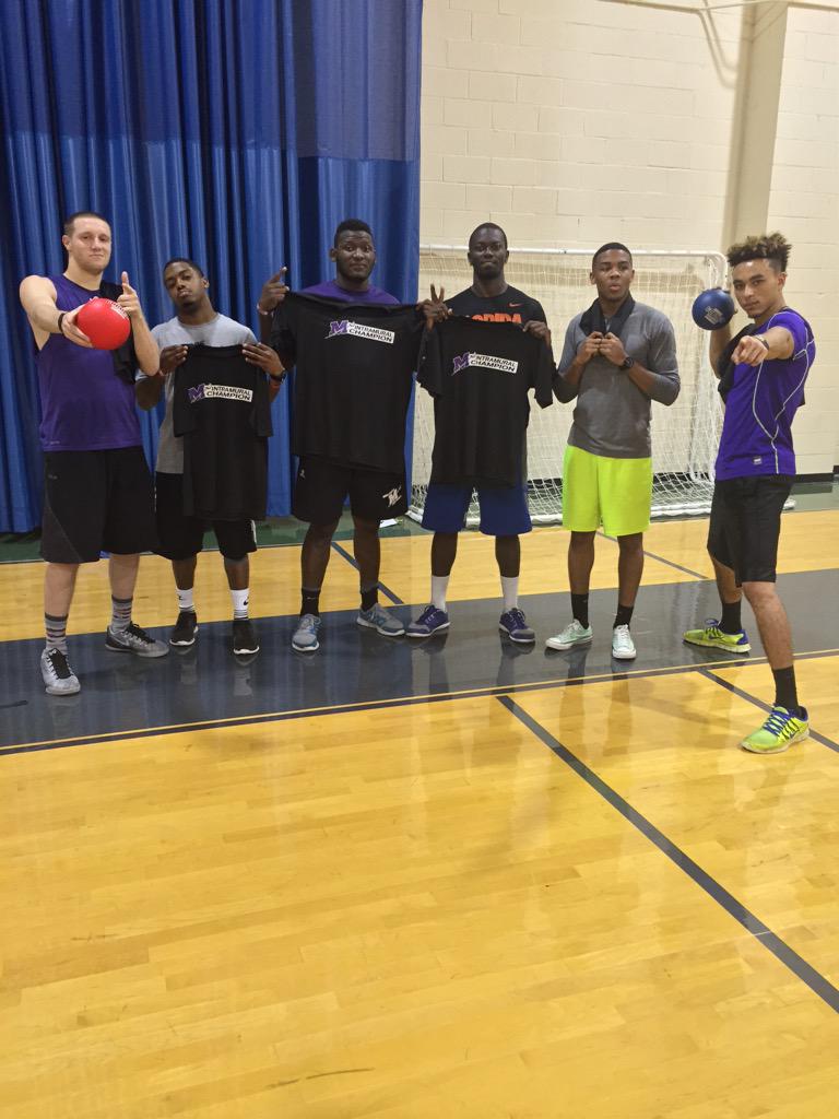 MillsapsIM's tweet photo. Congrats to this year's dodgeball tourney winners! Thanks for coming out tonight guys! #AllAboutTheShirt http://t.co/LxKgw85zQk