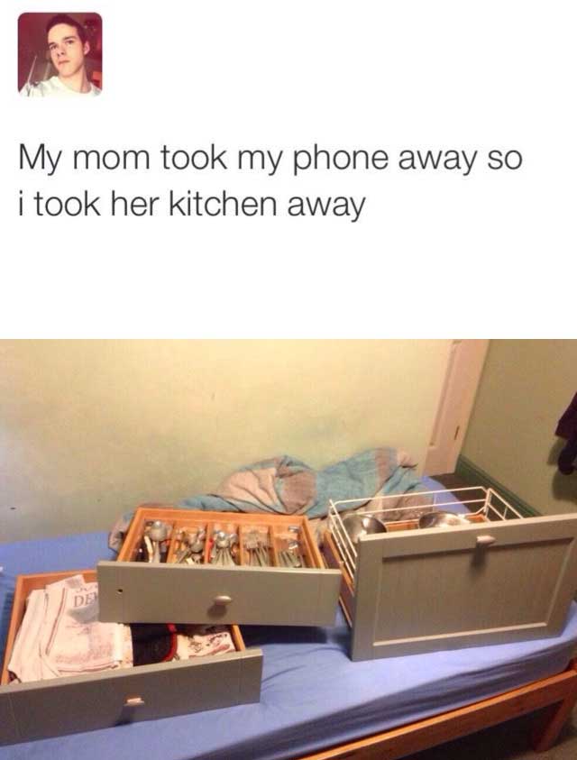 MensHumor's tweet photo. Payback is a bitch! http://t.co/ktQIkvlEpB