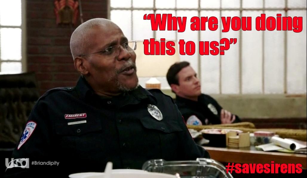 SaveSirens's tweet photo. Why, indeed? @MikeGeneMose @kevinbigley @kevinddaniels @therealbillnunn #SaveSirens http://t.co/GU76bB10oA