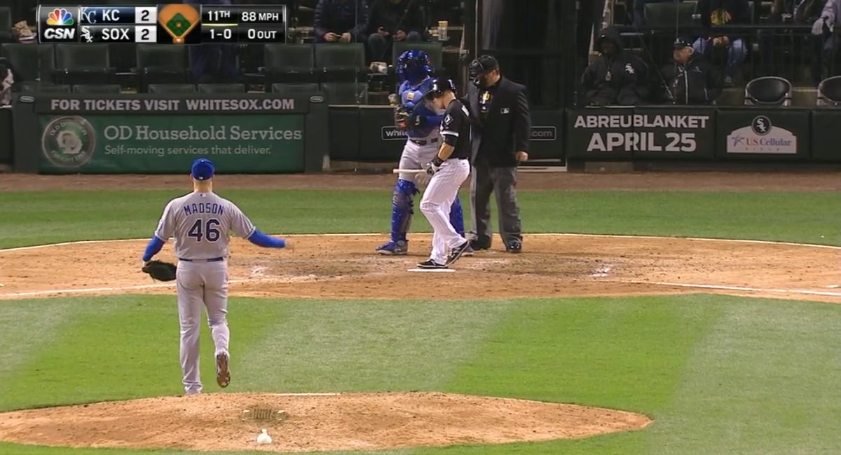 yennybaseball's tweet photo. Gordon Beckham vs Ryan Madson #FormerAngels http://t.co/NQfKrdlsFV