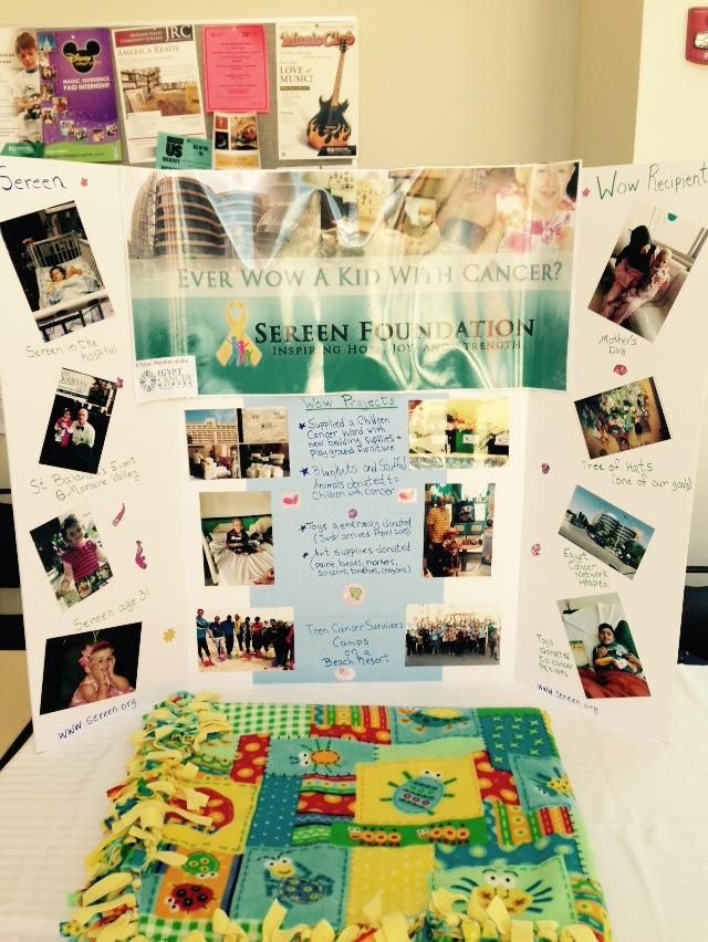 sereenfund's tweet photo. Our table display at #ActOut2015 @morainevalley. Lots of people interested in our #egypt #kidscancer #wowprojects http://t.co/loEXkCgzy4