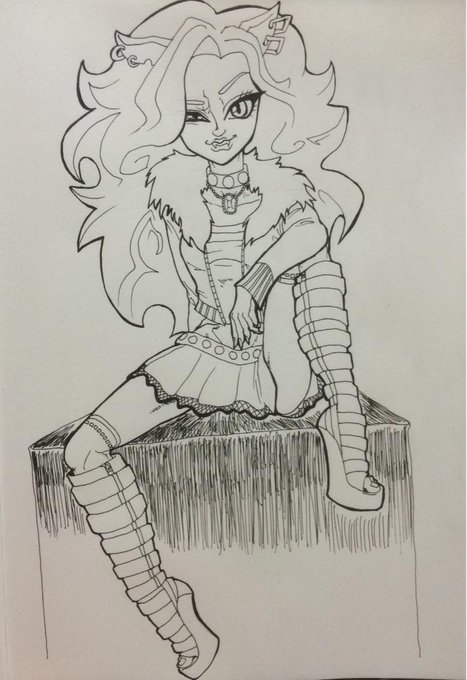 モンスターハイのクラウディーンちゃんです。 