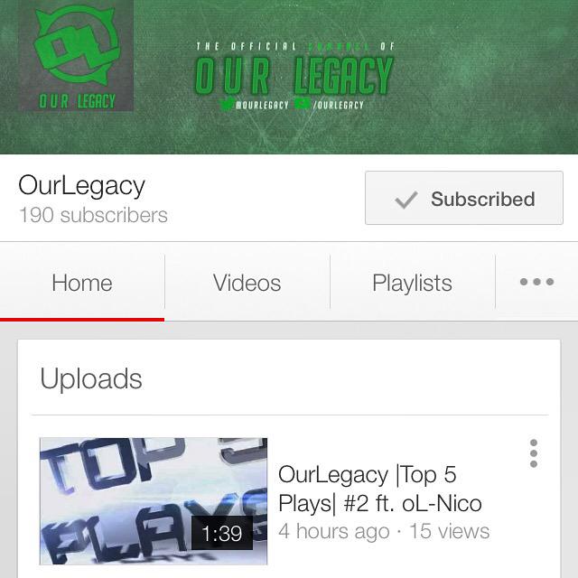oLTrizMa's tweet photo. Let's go top 5 plays OurLegacy lets get it http://t.co/v4f9liSo5P
