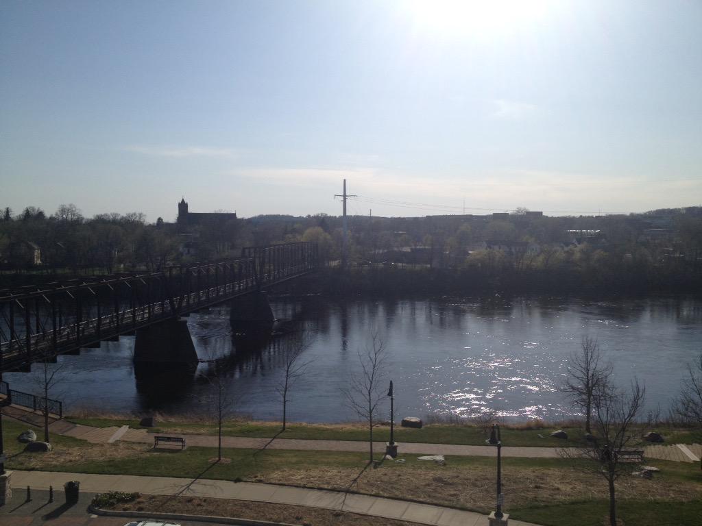 emilyabradley's tweet photo. Thanks for the inside peek @JAMFSoftware Awesome visit and the view from the patio wasn't bad either! #radworkplace http://t.co/As32p4MtBn