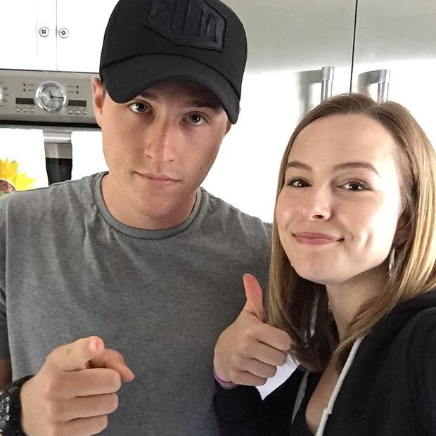 I love when he visits me.