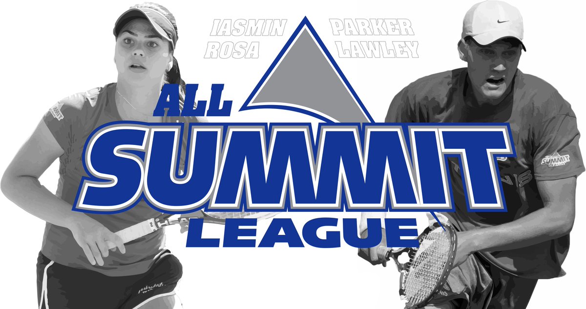 GoJacksTennis's tweet photo. Join us in congratulating our 2015 All-Summit League honorees: @IasminRosaa and @HitmanLawley! #ThinkWin #GoJacks http://t.co/P74gnNClZP