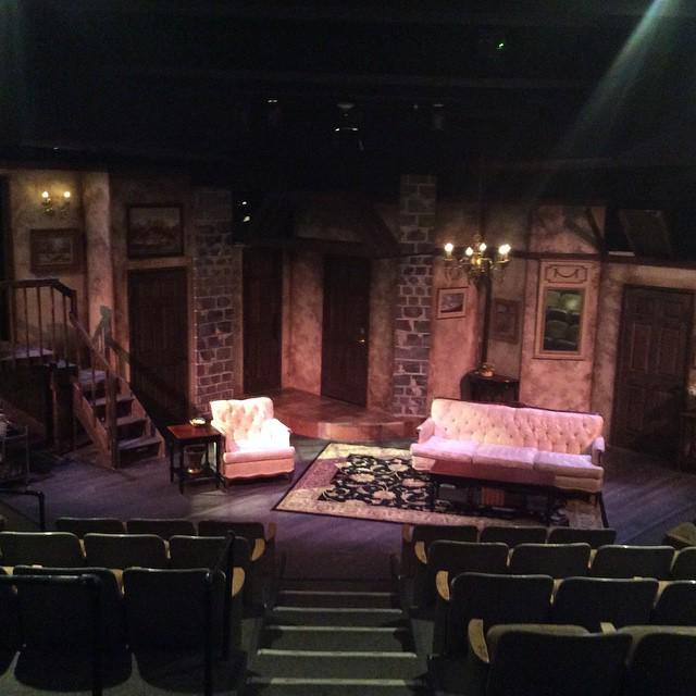 AndrewVanderbye's tweet photo. Don't Dress for Dinner pre-show! Last dress and preview. Opens tomorrow! #lighting #theatre http://t.co/cFU75s88yj