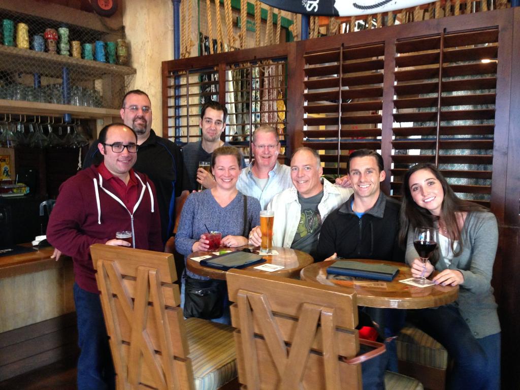 TStritch's tweet photo. Found a couple friends before we head out to the Wind Down Dinner. @tfuriajr @JA_Ricciardi @TheKurnick3 #SEFAAPC http://t.co/10iJExodHg