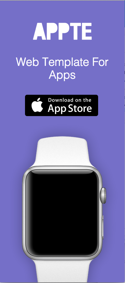 templatis's tweet photo. Get Appte, the free app promotion template http://t.co/rXp0wsdQo0 #AppleWatch #ResponsiveDesign #HTML5 http://t.co/mxDIxQ8zx5