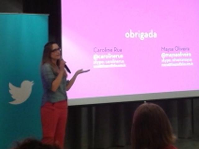 ecrescia's tweet photo. @maysaoliveira e @carolinerua no #GDGDrops @twitter http://t.co/jPc1ZFtVIi
