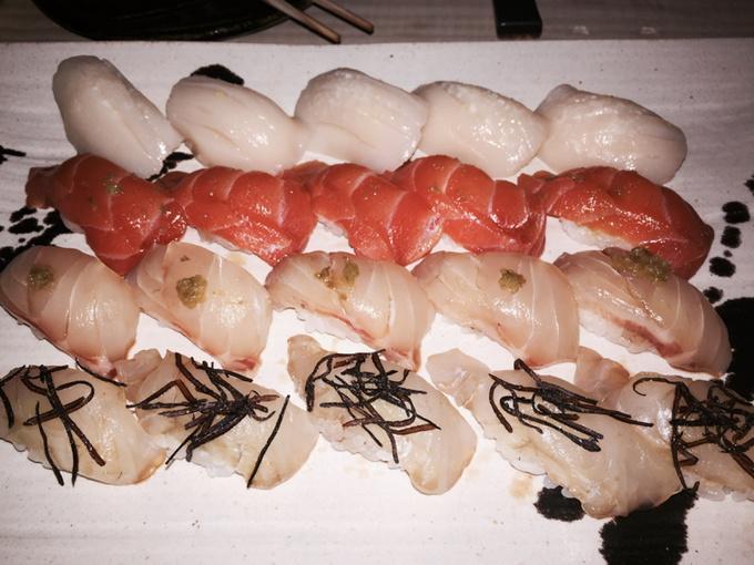 MarthaStewart's tweet photo. Omakase sushi at Shuko on 12th street  really finest quality http://t.co/EfqykKNXh0