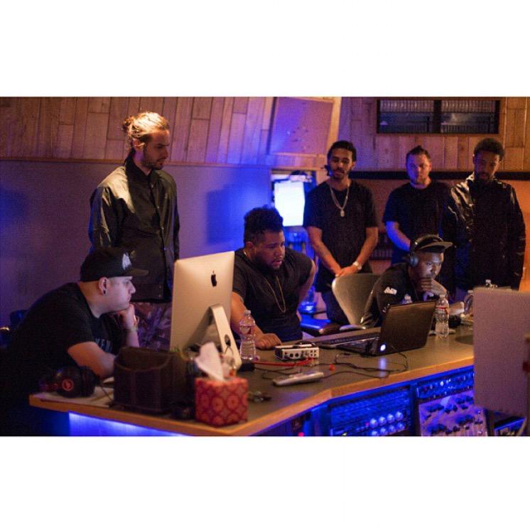 In the lab with @djcarnage last week.