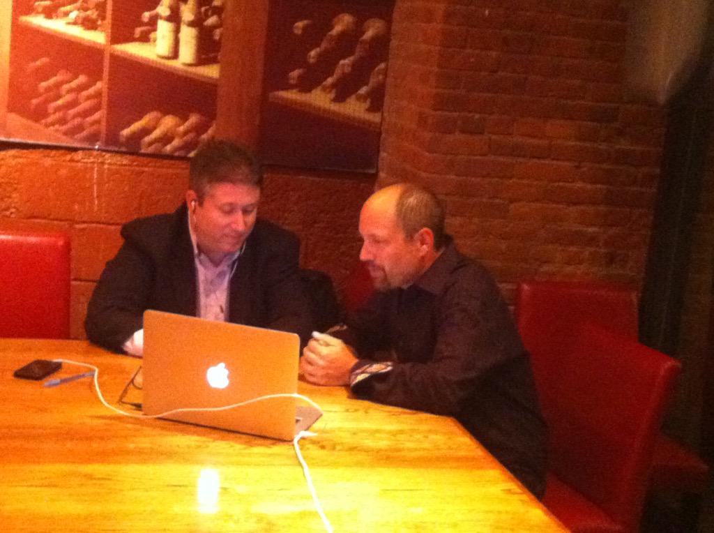 Baron3121's tweet photo. #tbt @spreecast #NPG #funkOD @Michaeldorf [@CityWineryNYC FOUNDER &amp; CEO] with @Seth_Everett @drfunkenberry @Delblogo http://t.co/vxKFwNkesy