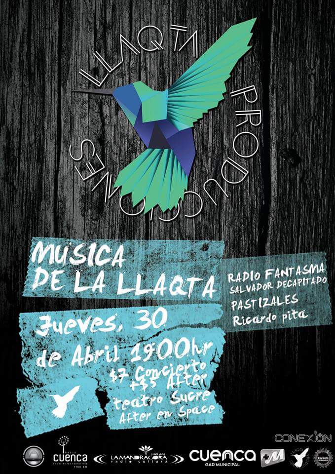 radiofantasmaec's tweet photo. Este 30 de Abril estamos en vivo junto a @RicardoPitaR #salvadordecapitado #pastizales en el teatro Sucre pilas todos http://t.co/SlBYLyGstO