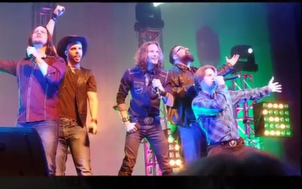 kathydee821's tweet image. I grabbed this screen shot from a video! I just love it! @HomeFreeGuys concert in 3 days!!! #springtourtour