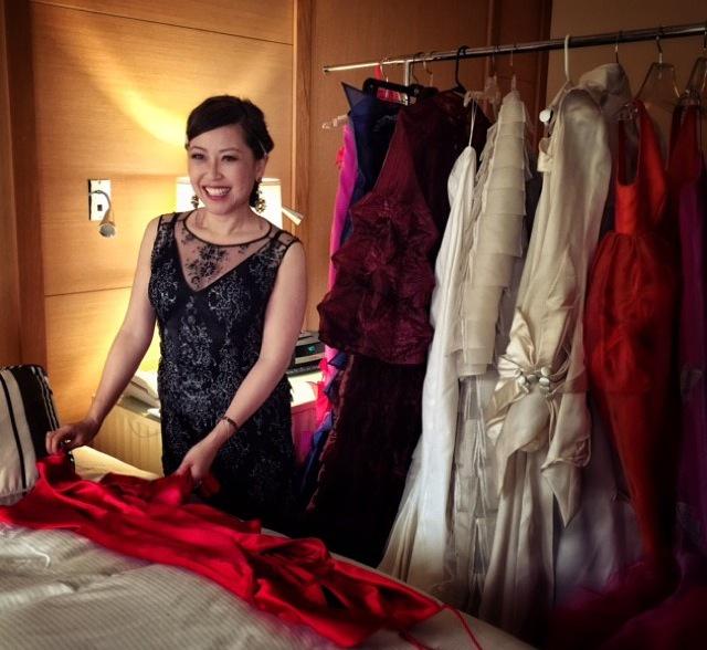 ColleenQuenInc's tweet photo. Colleen preparing for the Tango Americano fashion show at the Sofitel Hotel in Beverly Hills! @SofitelLA http://t.co/LFUlGjf51P