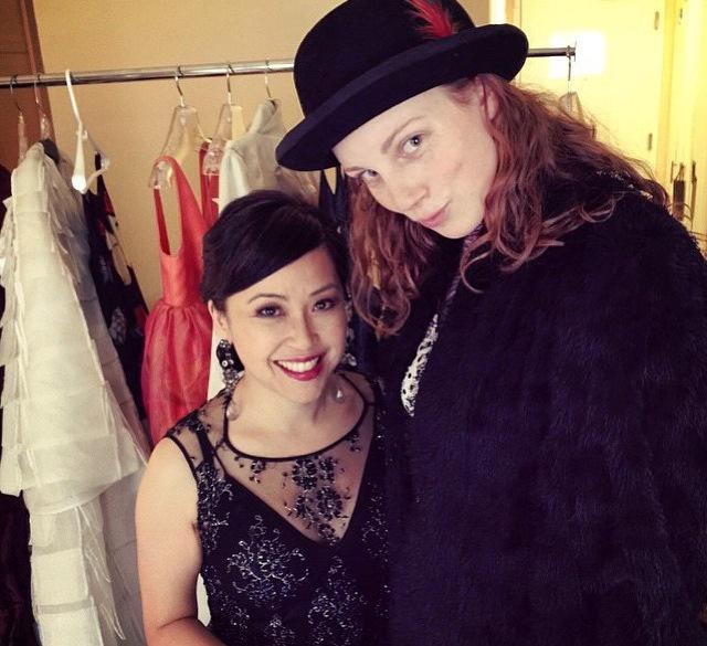 ColleenQuenInc's tweet photo. Colleen preparing for the Tango Americano fashion show at the Sofitel Hotel in Beverly Hills! @SofitelLA http://t.co/LFUlGjf51P