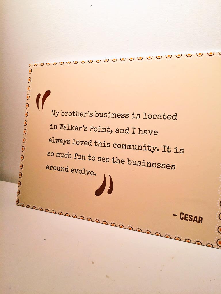 ThreadsOfWP's tweet image. One of our amazing callouts from our Threads of Walker's Point zine! Come check them all out tomorrow! 7pm!