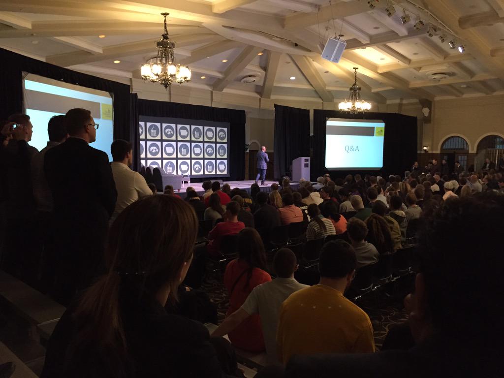 Attending talk w/ Daymond John from shark tank at #HawkPitch. Happy to help mentor student Andrew Shao pitching soon!