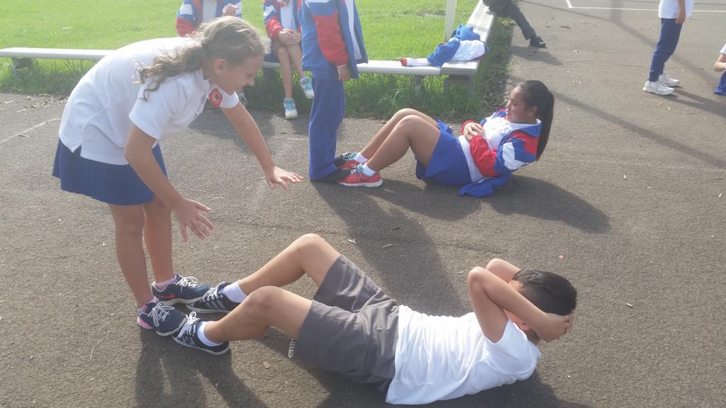 CampbelltownPS's tweet photo. 5/6M practice counting from 3 by 5s whilst doing sit ups.#movinginmaths @Anna75732855 http://t.co/kWXj8p4ajb