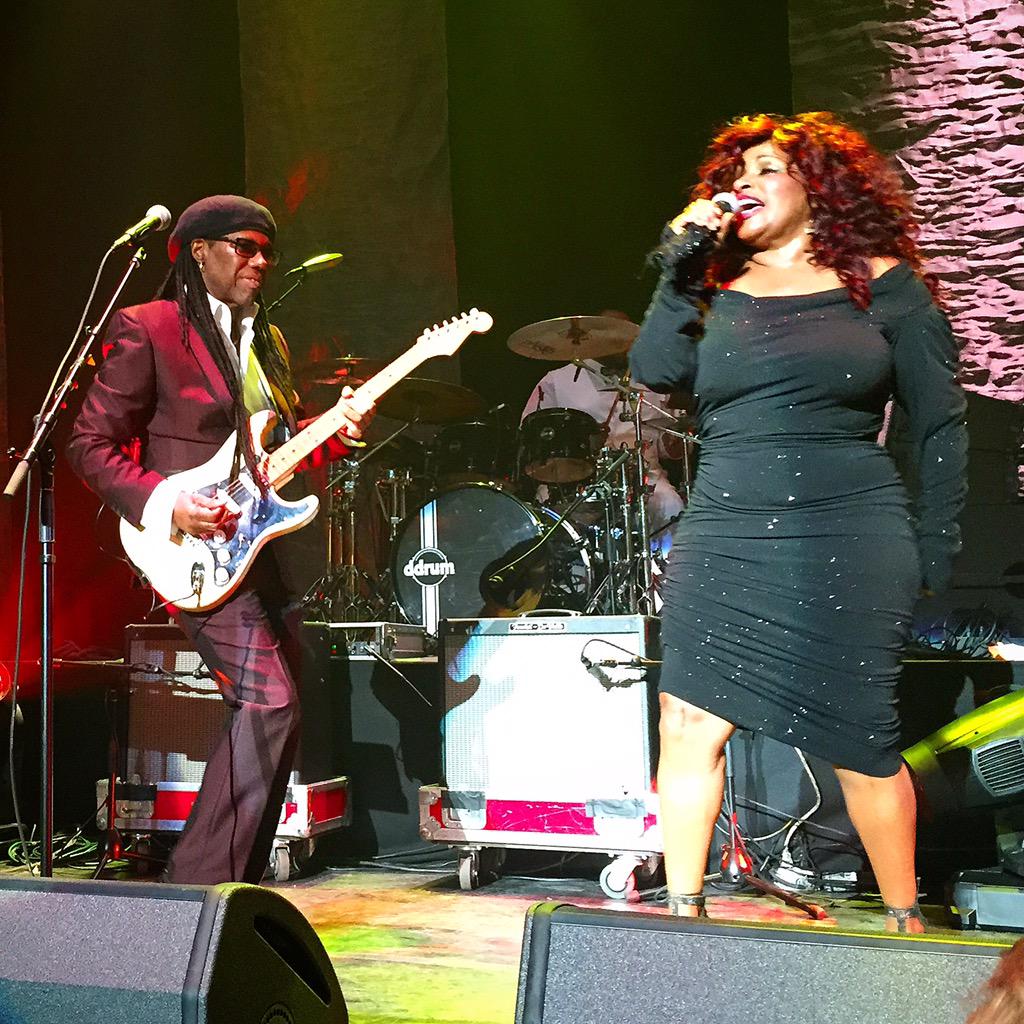 AnthonyMasonCBS's tweet photo. "Ain't Nobody Loves Me Better.." -The amazing @ChakaKhan &amp; @NileRodgers at @WeAreFamilyFdtn benefit tonite #GetLucky http://t.co/GyCrkq3exL