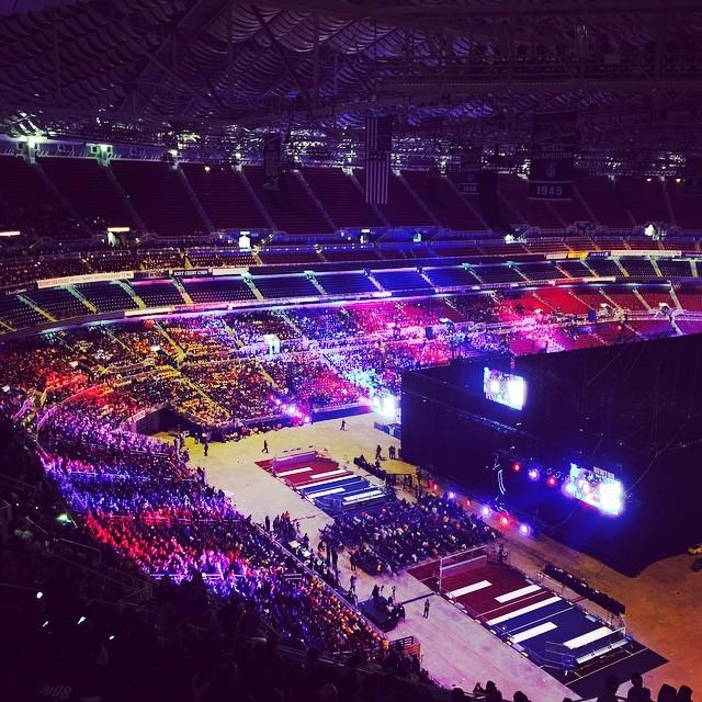 Otherbots's tweet image. FTC WORLD Championship opening ceremony #firstrobots #first #firstchamp #robot #stl #edwardjonesdome by jeong_wook_…