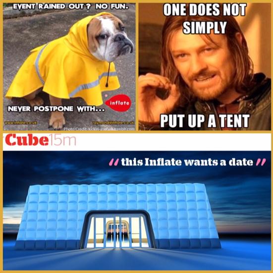 inflateja's tweet image. When one wants more then a tent #onlywithinflate #iamnotatent #inflateja