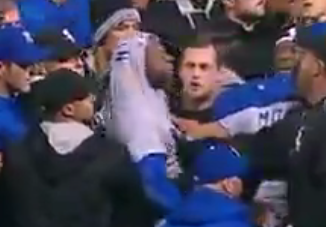 jwgeist's tweet photo. I am the great Cainholio RT @Speck60 Here's Cain who comes up from the pile with his shirt over his head. http://t.co/tCW4m76gho