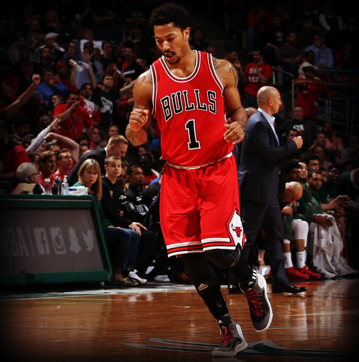 FINAL: <a href="/chicagobulls/">Chicago Bulls</a> claim 113-106 double overtime win in Game 3 over the Bucks. Chicago leads series 3-0
