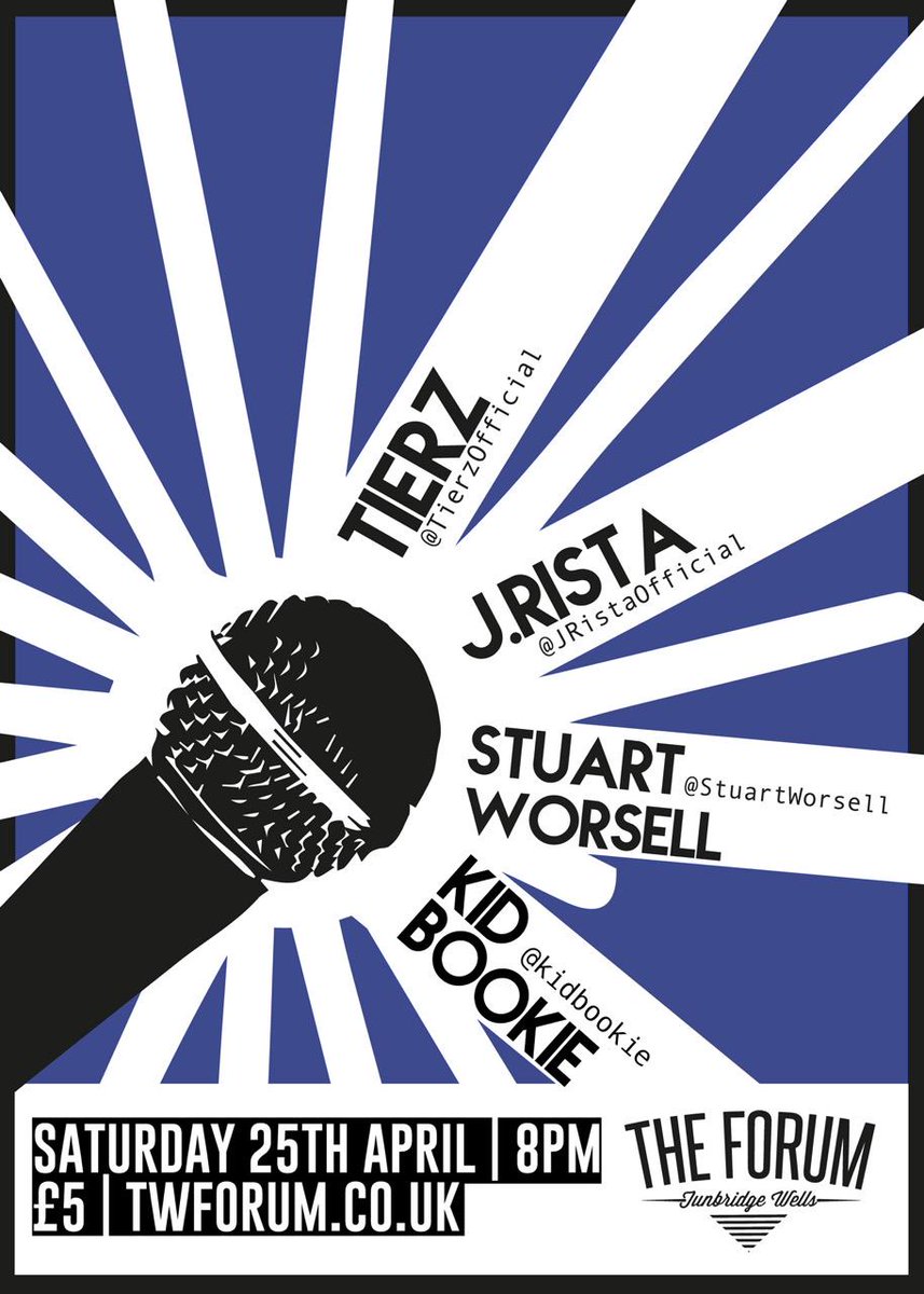 twforum's tweet photo. Hip Hop night tomorrow with @TierzOfficial @JRistaOfficial @StuartWorsell @kidbookie from 8pm http://t.co/WW35XHuhgH