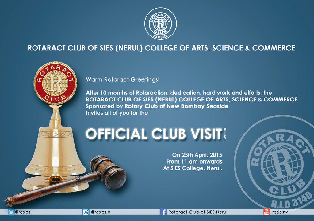 rcsies's tweet photo. Inviting you for the Official Club Visit tmrw at 11am :) http://t.co/NYUwlN7yI6