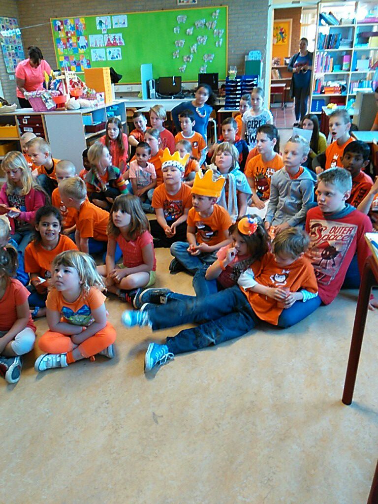 Wij doen mee met de koningsspelen.