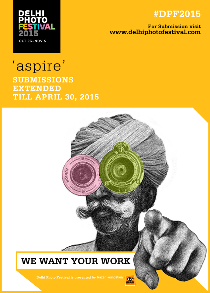 BindCollective's tweet image. #Photographers take note: Submissions to #DPF2015 have been extended to April 30, 2015. Apply Now. @DelhiPhotoFest