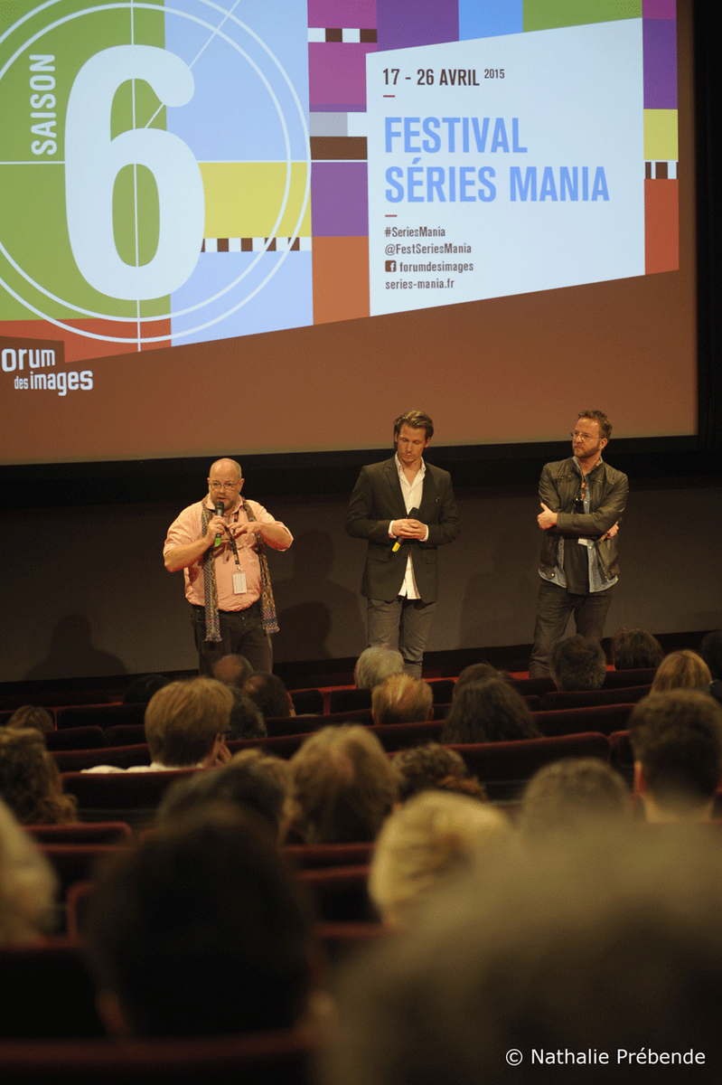 Les étudiants @seriestvfemis ont rencontré H. Björn &amp; F. Hammarström de la série #Jordskott ow.ly/M38CR