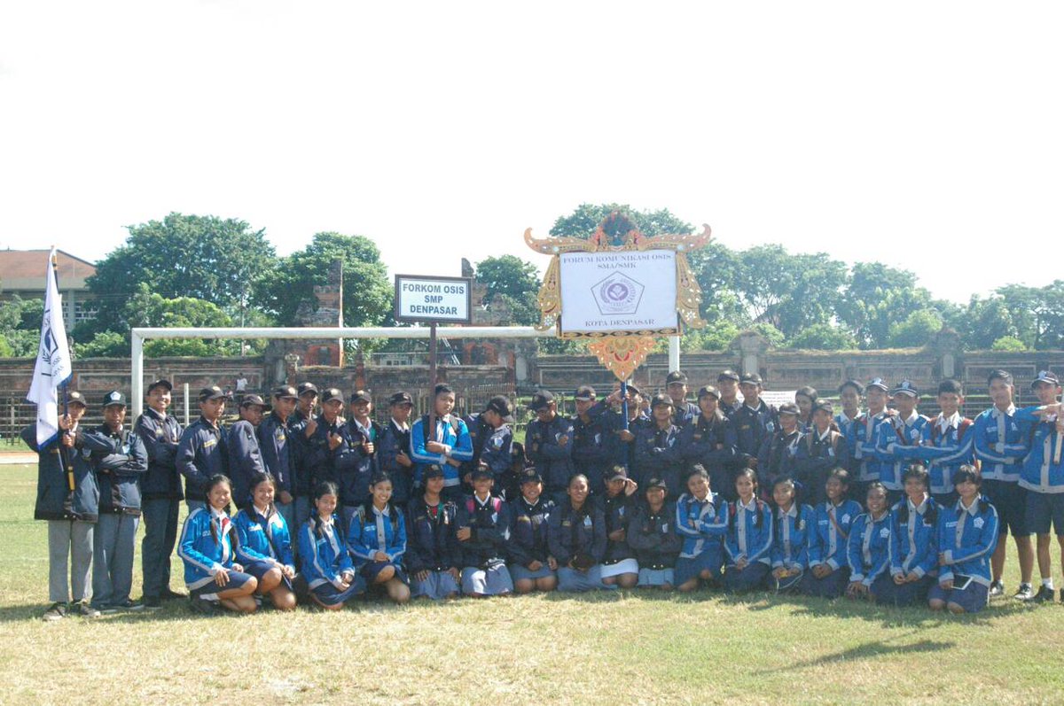 Pembukaan PORSENIJAR #Teamup :) foto bersama FORKOM OSIS SMA/SMK