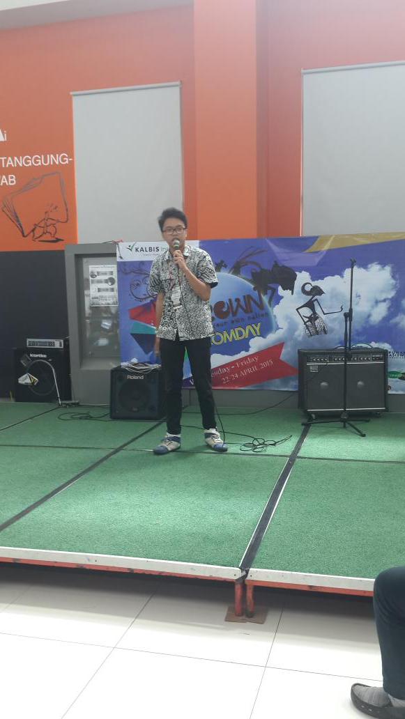 kalbis_comday's tweet photo. Lanjut ke peserta ke-3.. http://t.co/13fKB70YFI
