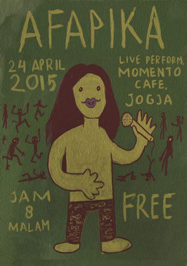 If you love folk, folks! :) 8 PM tonight <a href="/afapika/">Afapika Official</a> live at <a href="/momentocafe/">Momento Cafe Jogja</a> YK.
