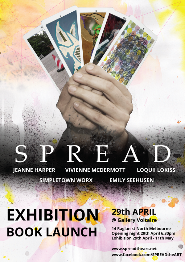 GalleryVoltaire's tweet photo. SPREAD opens next Wednesday evening! Come check it out this interesting collaboration. http://t.co/rLwzAyMVPF http://t.co/LmJ7QqHn3m