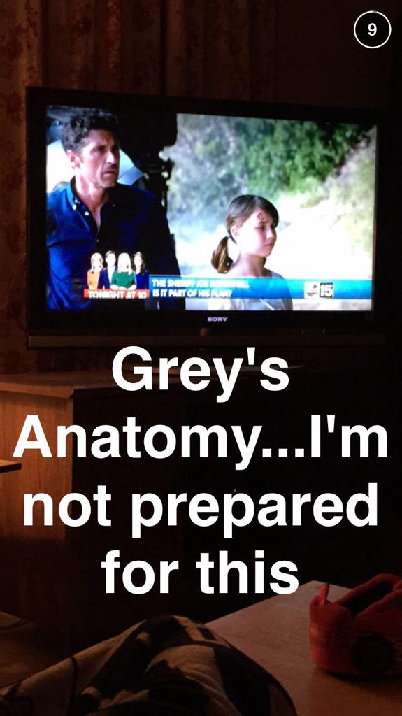 Chel_c_Leigh's tweet photo. Thanks Grey's Anatomy! I can barely breath I'm crying so hard. I was 🚫prepared!! #ICant #No #DrShepard #GreysAnatomy http://t.co/be09ricSCx