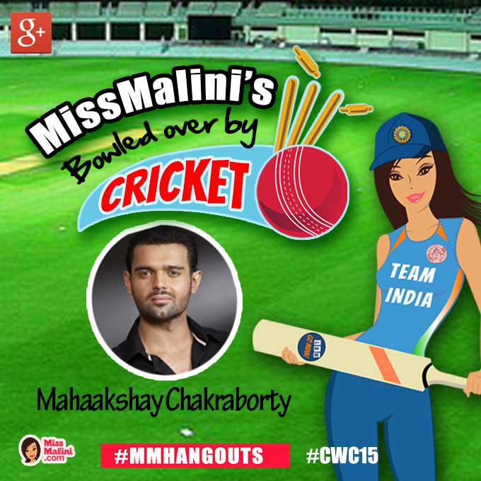 MissMalini's tweet photo. WATCH LIVE: MissMalini's Bowled Over By Cricket with @mahaakshay begins soon! http://t.co/QzofQbAR0d #MMFridays http://t.co/HpYi81zTxp