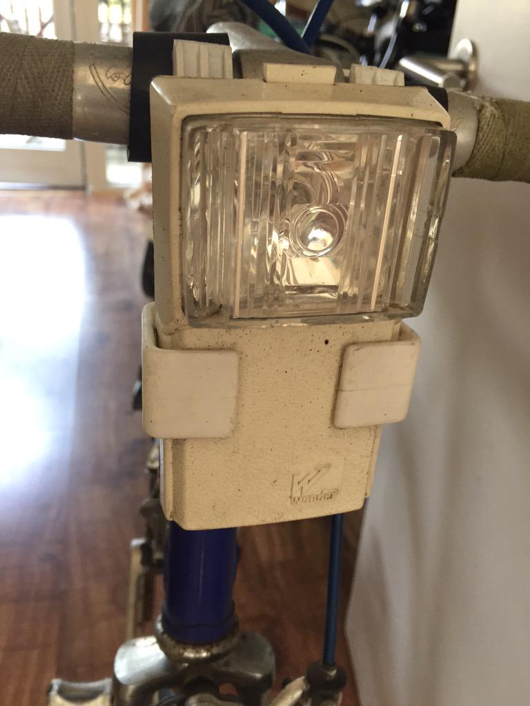 HoopRiderCycles's tweet image. Love this aerodynamic light #beforecomputers