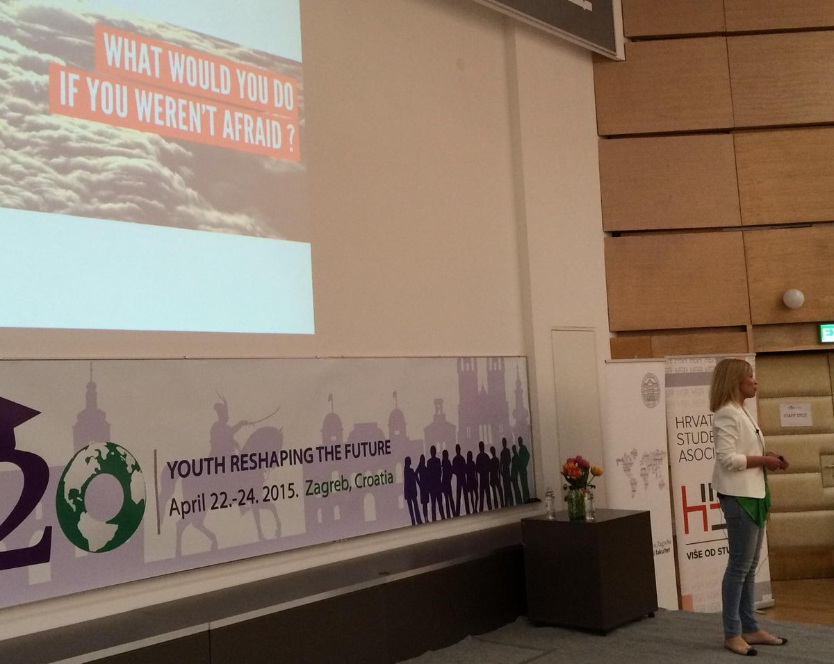 gvanourek's tweet photo. What would you do if you weren't afraid? @idapandur from @bizmeetme at #manager20 #reshapingyourfuture #selflead http://t.co/g09yed3yN2