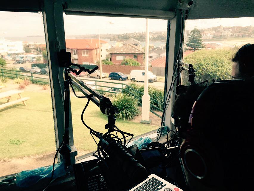 Bodega_aus's tweet photo. Thank you to the guys at @BondiBeachRadio for the views and vibes. @KorkyBuchek8 hosting with steeze #BondixBodega #G http://t.co/5EzMS1pHXz