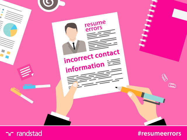 RandstadIndia's tweet photo. Not providing the right contact information can directly threaten your job opportunity. #ResumeErrors http://t.co/3DwQIwgTYk